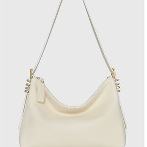 Rebecca Minkoff Cream Shoulder Bag with Gold Hardware